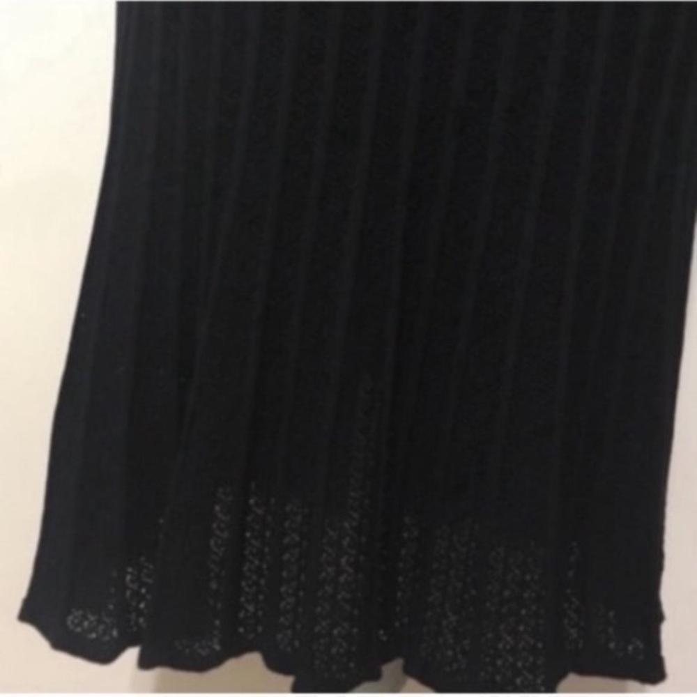 🔴 BCBGmaxAzria Black Pleated Ruffle Black Prom Dress! 🔥 - Picture 11 of 12